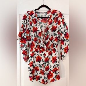Charlotte Russe floral romper